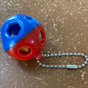 Vintage Tupperware Key Fob made Hong Kong Shape O Ball Mini